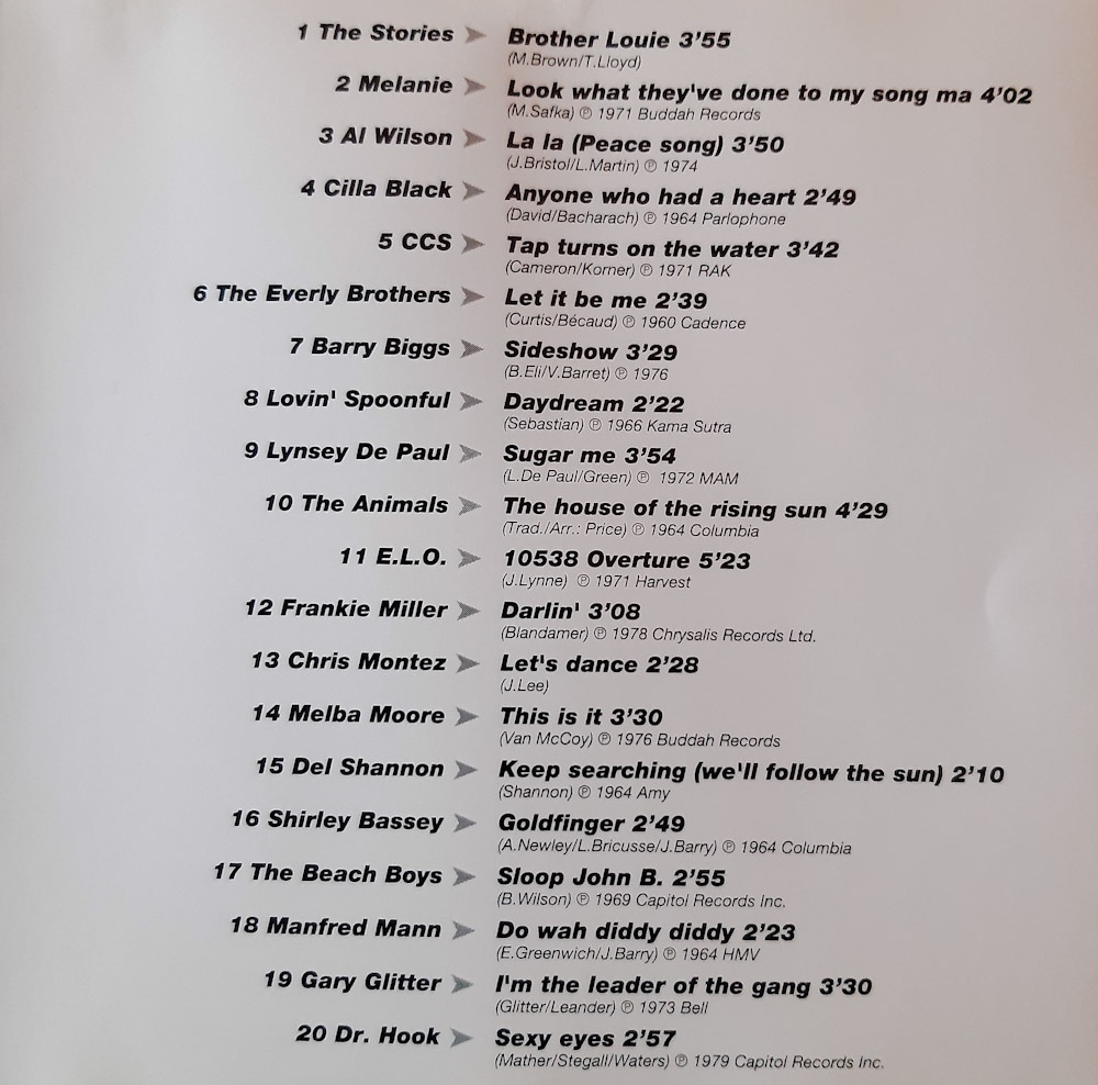 The beat goes on 60-70 (5xCD), vol. 1-5
- 4