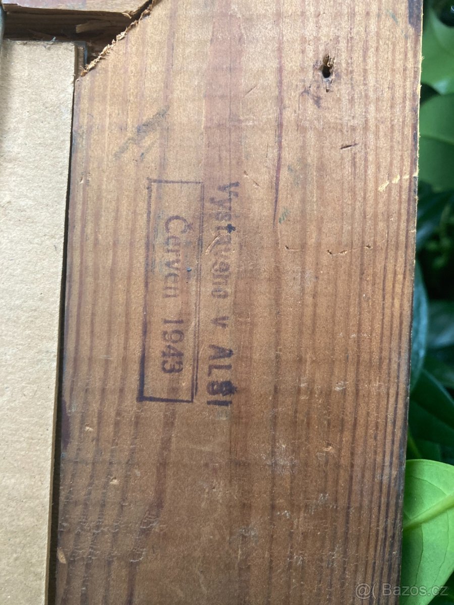 Obraz,Jan Mehl-hračky,akvarel,28x37 cm,cena 5.900 kč - 4