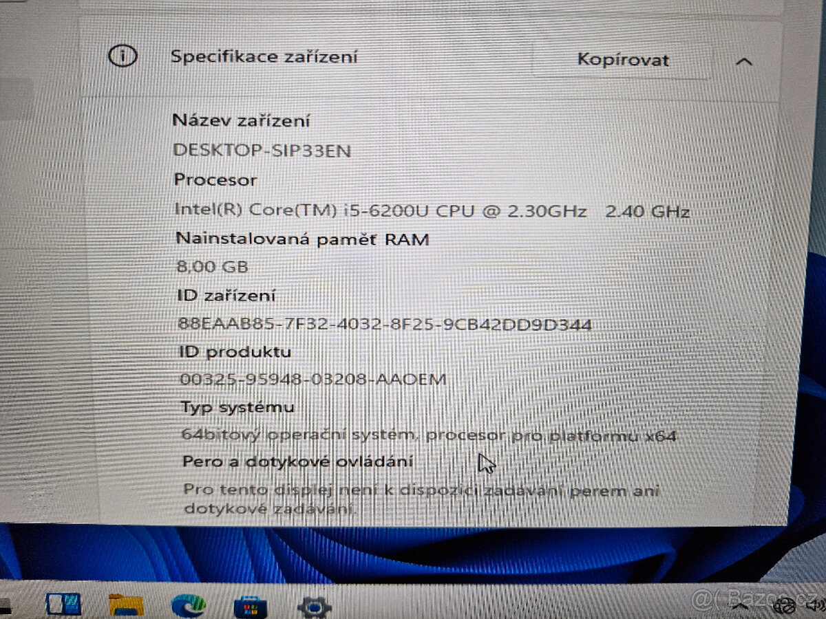 Lenovo Ideapad 510 15,6" i5 8GB RAM 250GB SSD Win 11 - 4