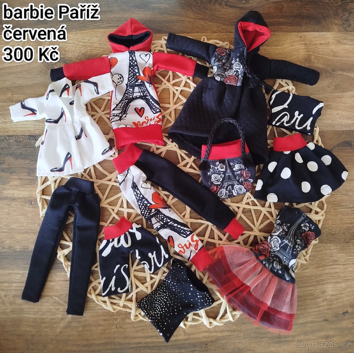Barbie Sady oblečků džíns, Paříž a další... - 4
