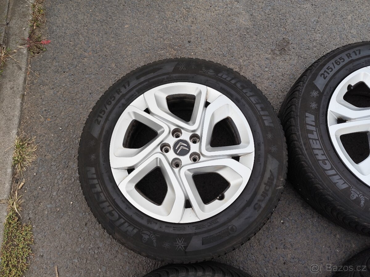 Alu 5 x 108, Citroen, zimní 215/65/17 - 4