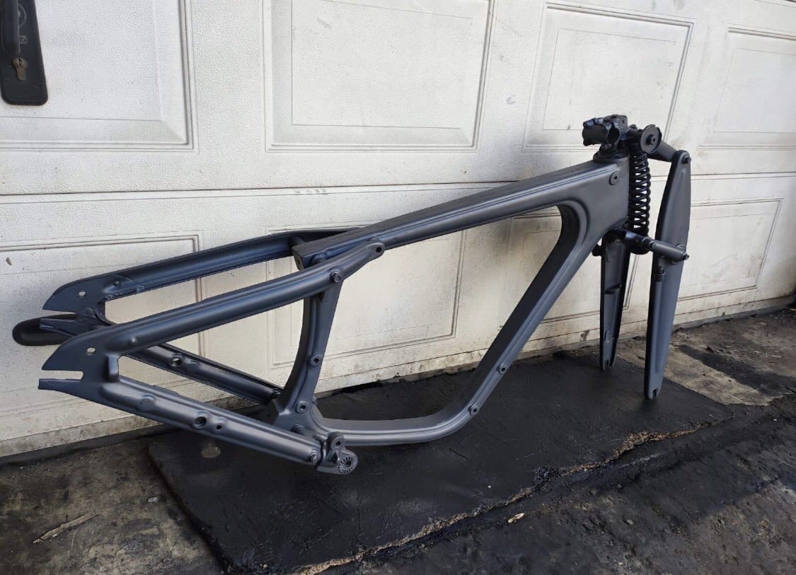 Ram přední vidlice nádrž kastlík IŽ350 IŽ49 DKW - 4