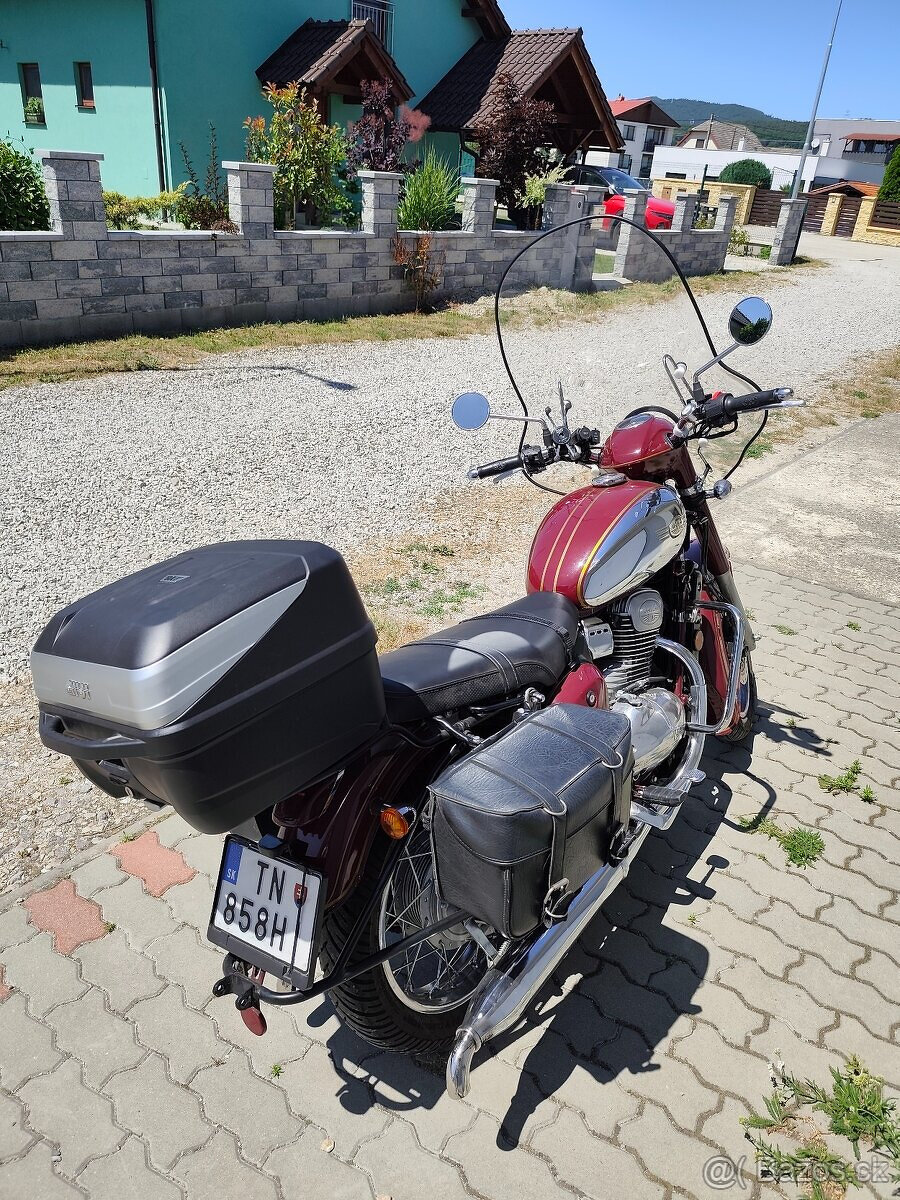 Jawa 300CL , plexi , ťažné , kufor, brašne ... - 4