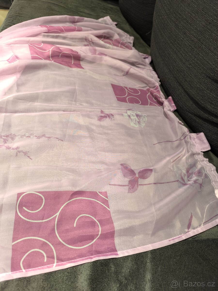 FIALOVÁ ZÁCLONA (137 x 240/250 cm) - 4