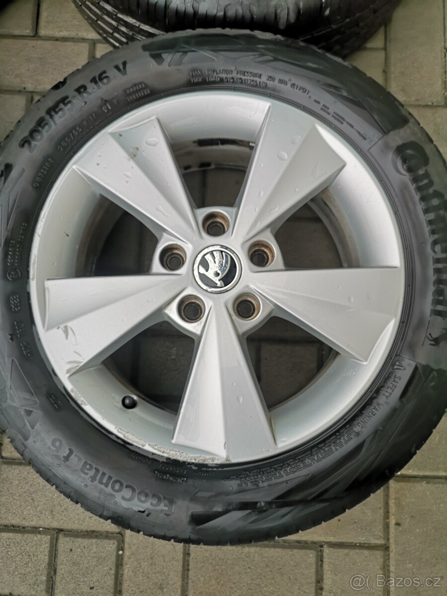 Alu disky ŠKODA 16'' 5 X 112 ET 46 - 4