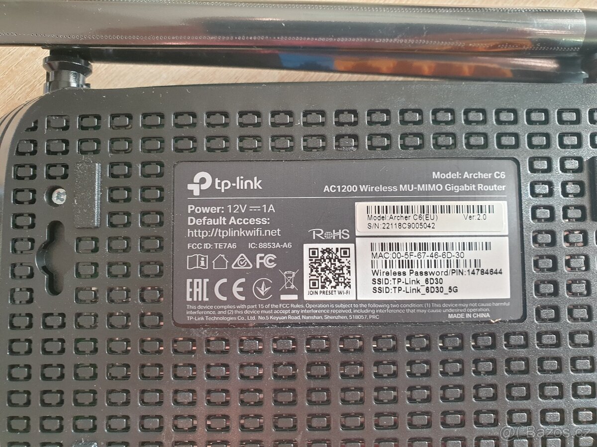 WiFi router Tp-Link Archer C6 V2 - 4