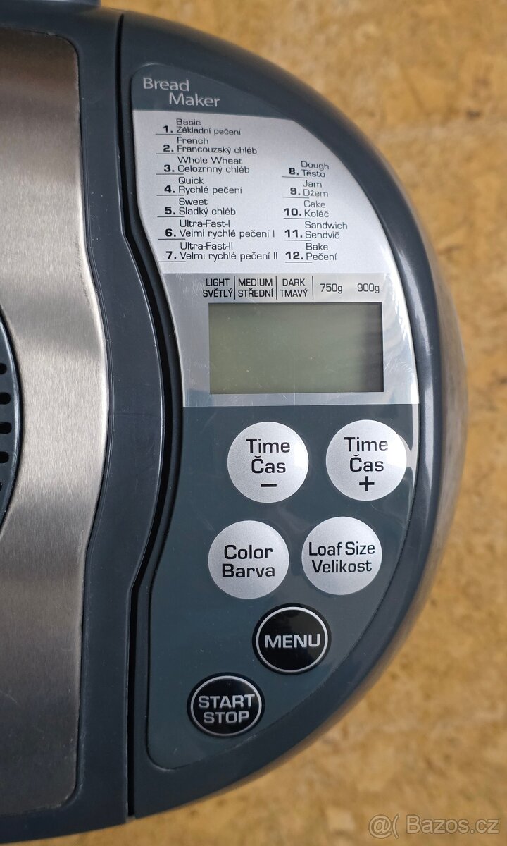 Prodám domácí pekárnu Sencor SBR 930SS - 4