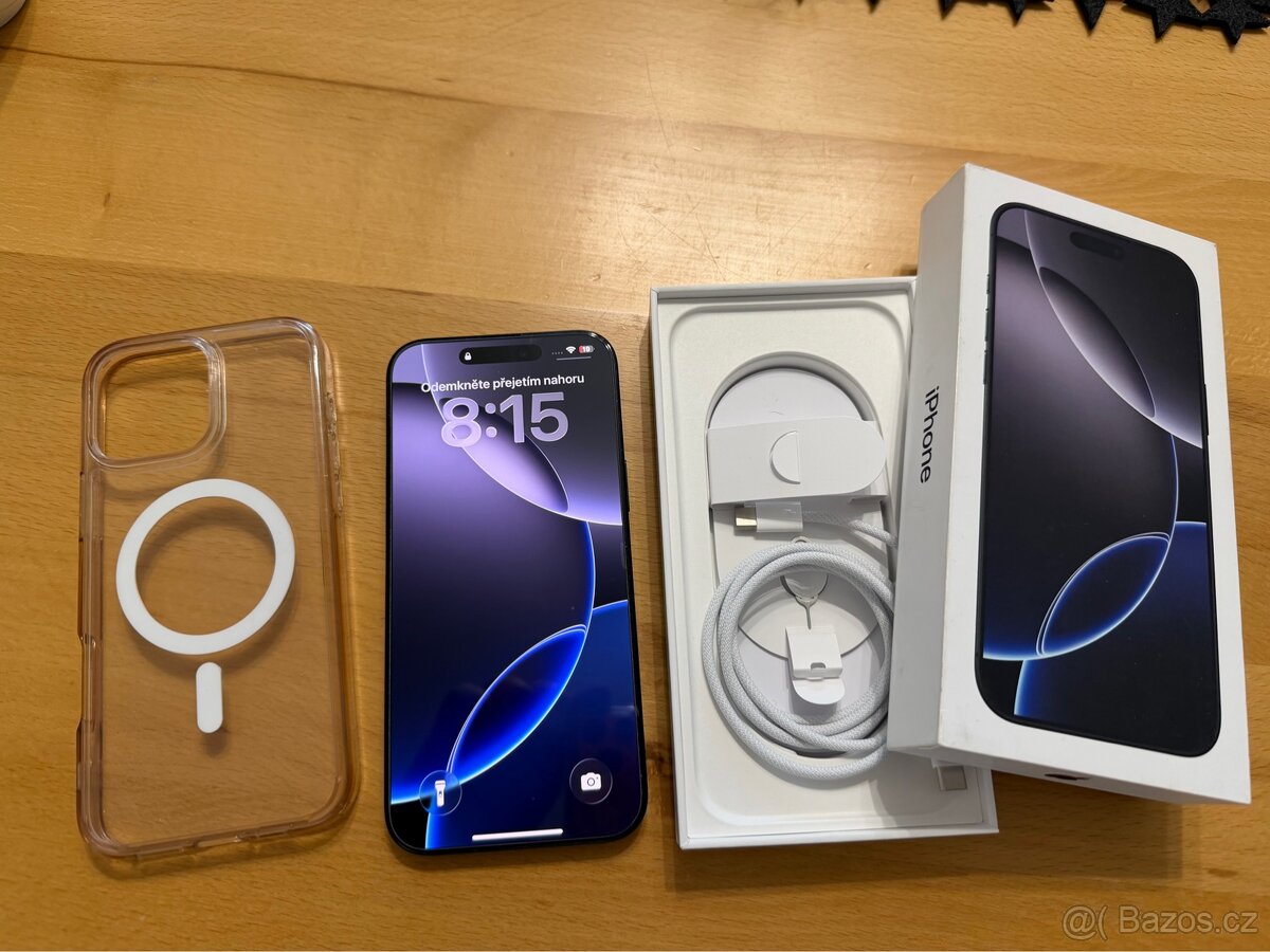 iphone 16 pro max 256gb Titanium Black-ZÁRUKA - 4