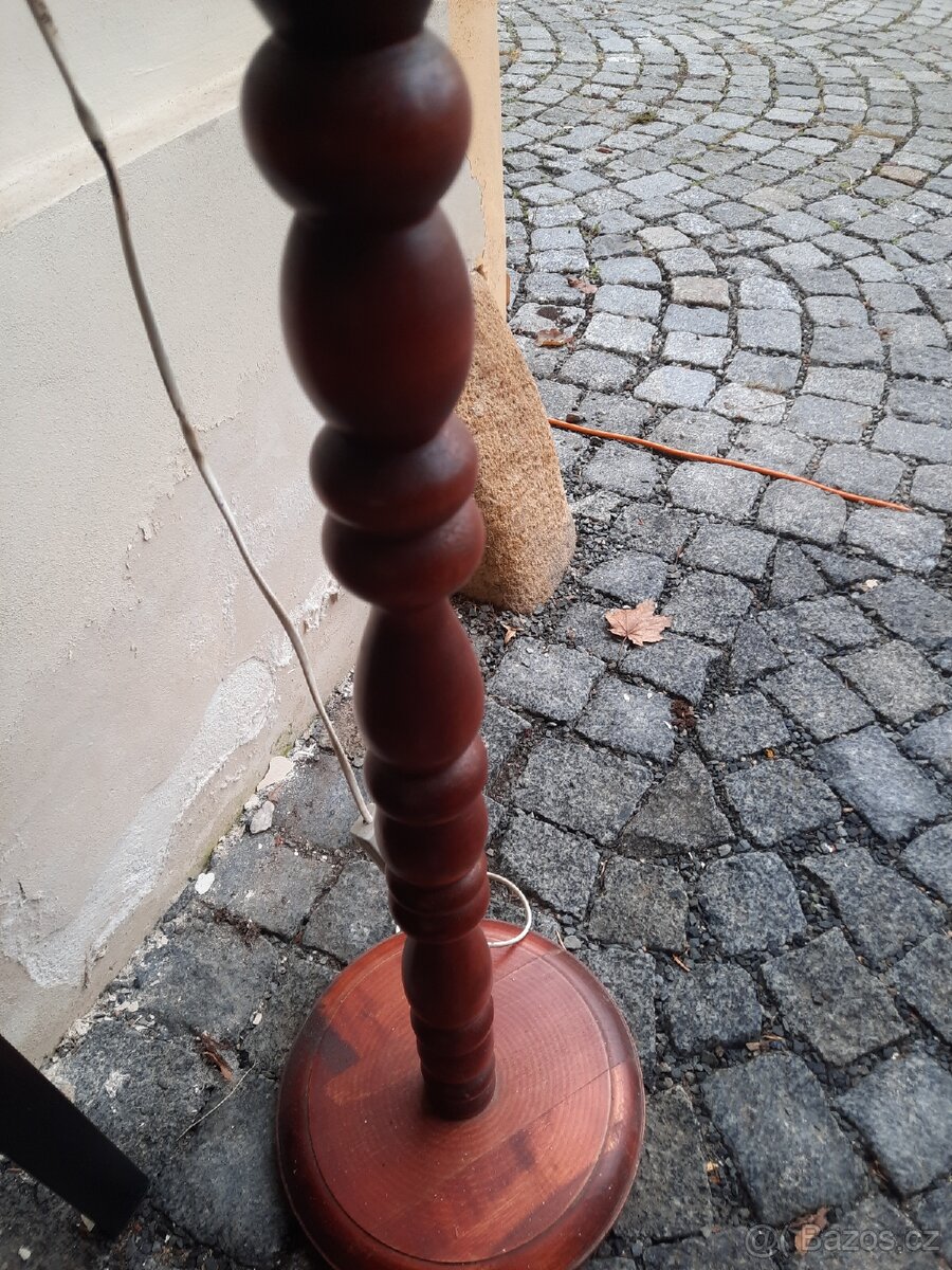 Starožitná stojací lampa 70. léta - 4