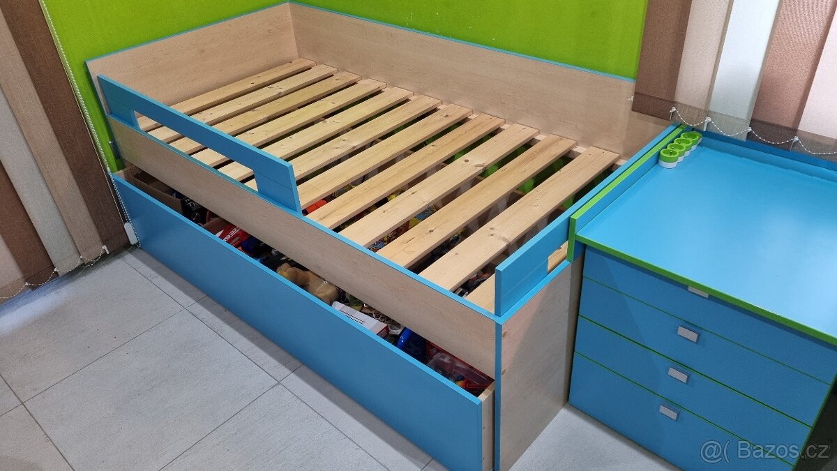 Postel + psací stůl + židle - dětský pokoj - 4