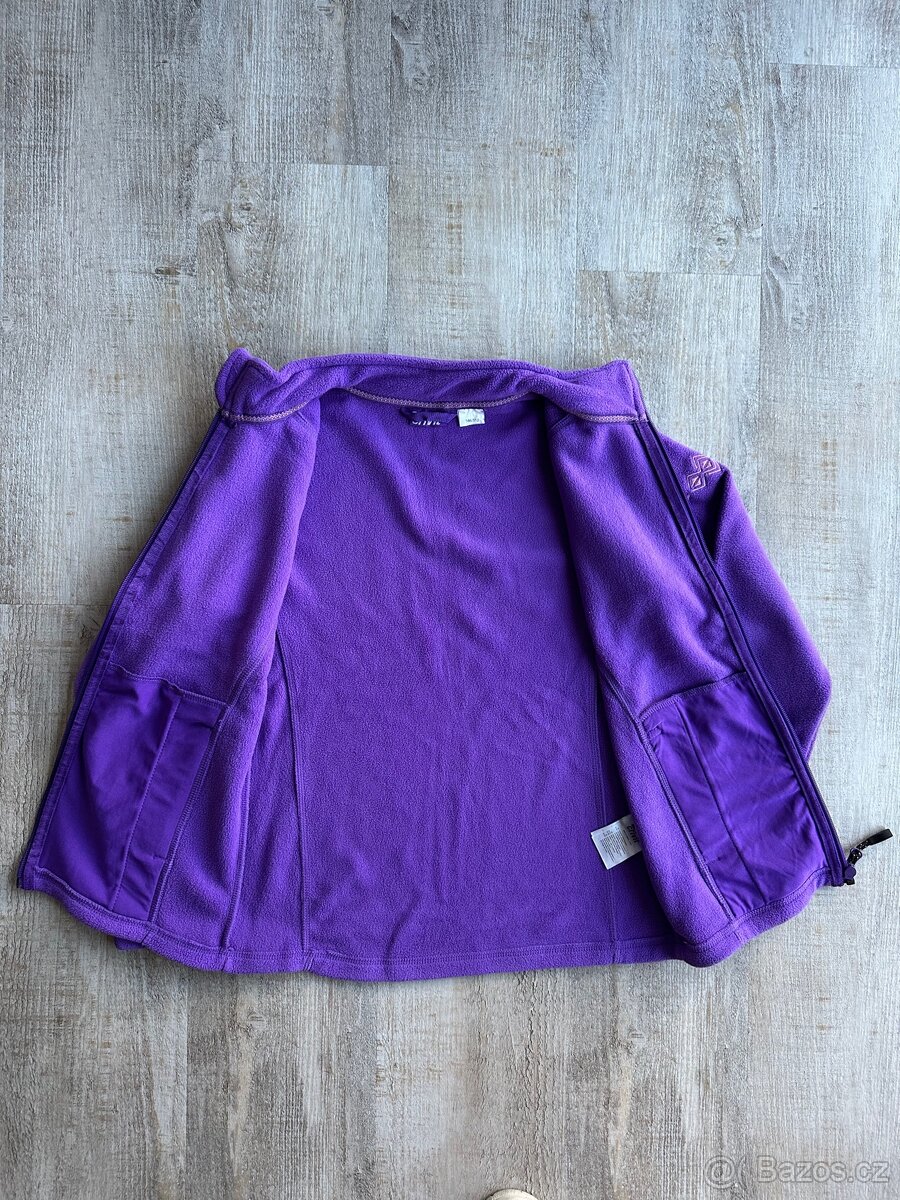 Fleecová mikina Crivit, vel. 146-152, NOVÁ, fialová - 4