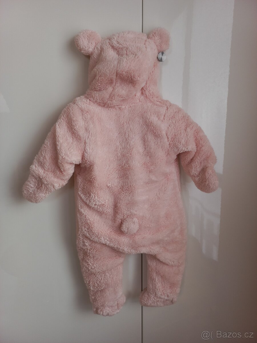 Plyšový overal s oušky HM vel. 62 - 4