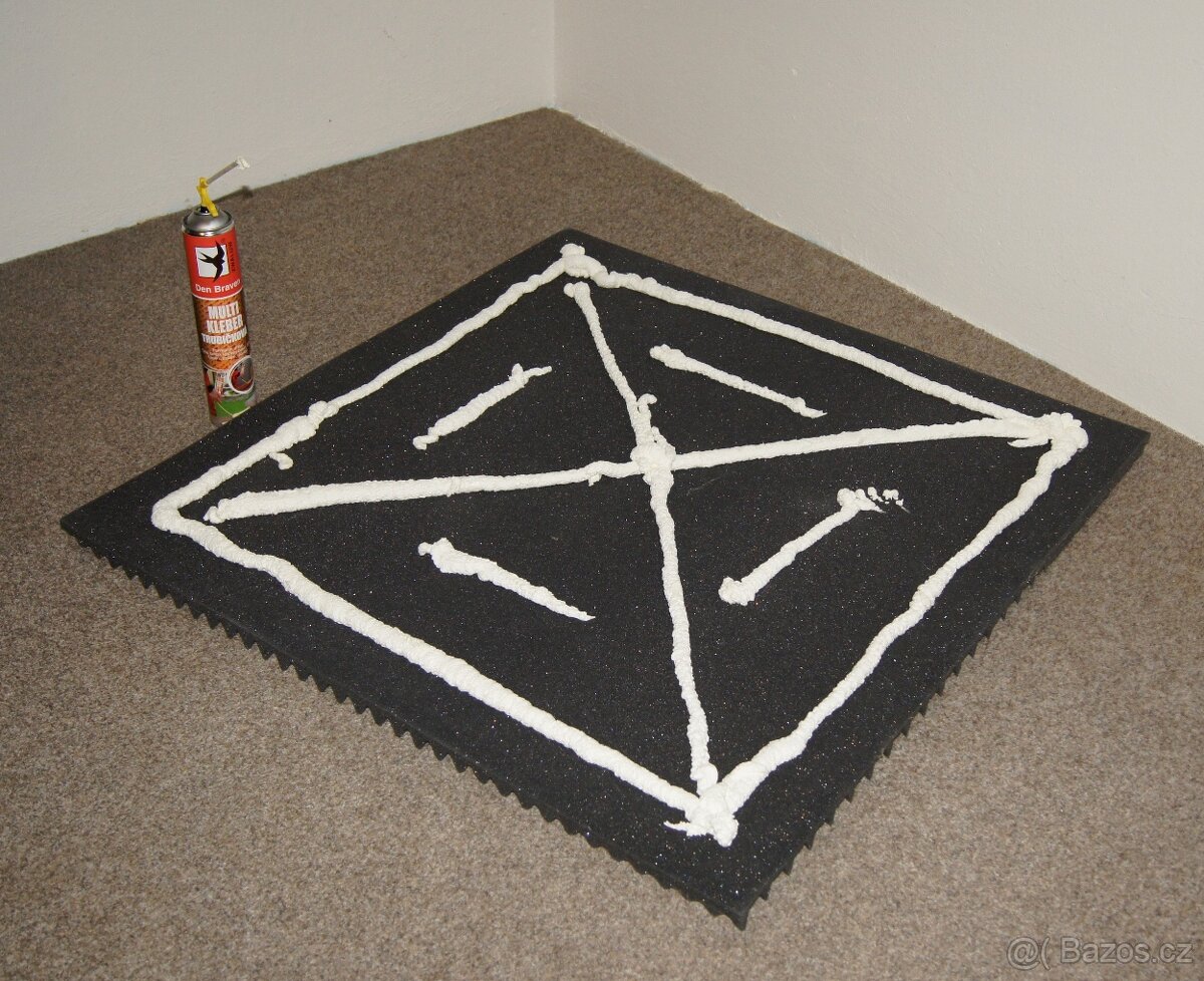 Akustická pěna/molitan - vlnky - 4