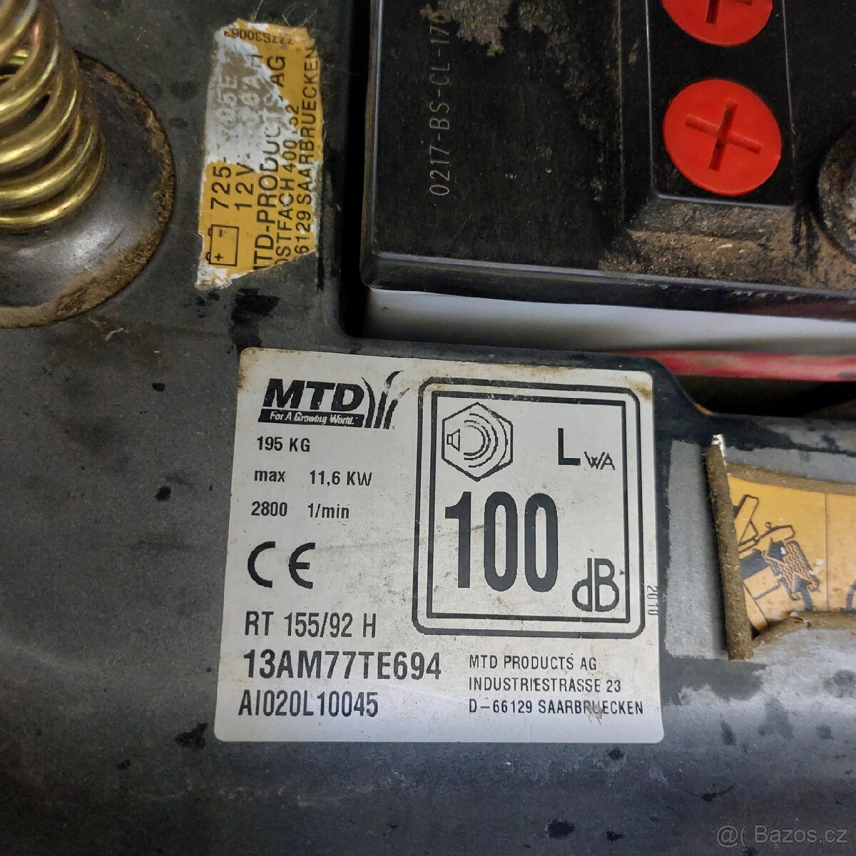 Prodám zahradní traktor MTD - 4