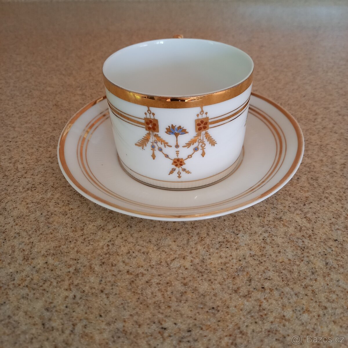 Sada 4ks hrníčků s podšálky - 4