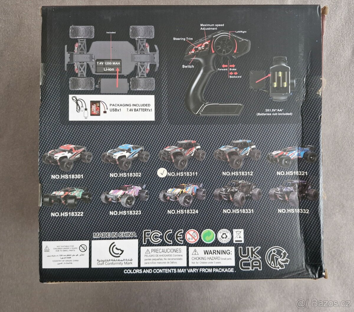 RC auto HoSpeed 4WD - 4