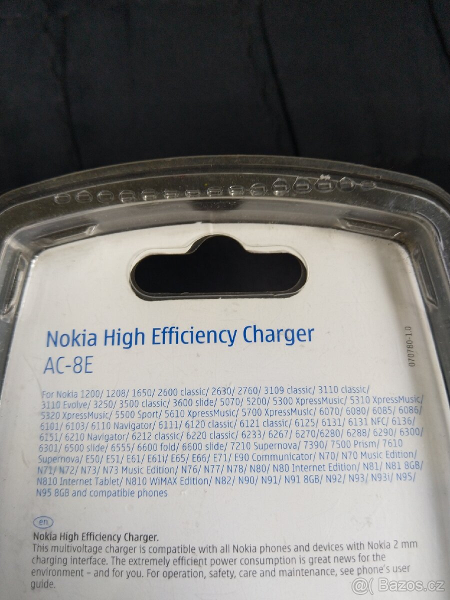 Originální balení nabíječka Nokia AC-8E - 4