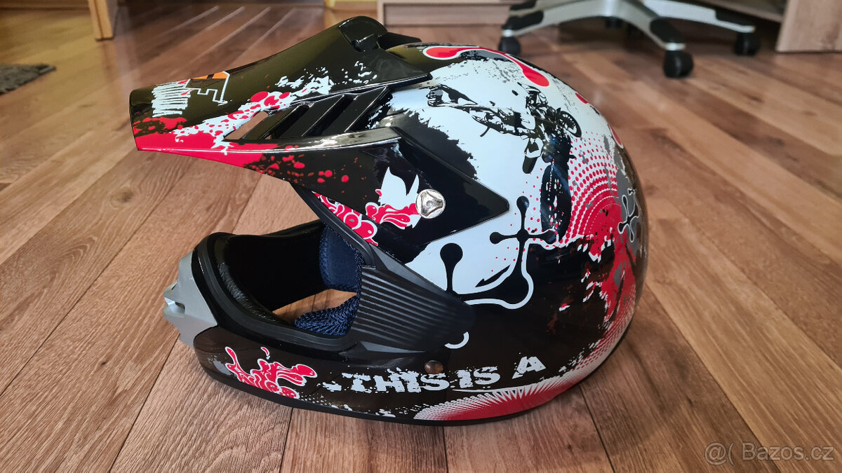 Dětská motokrosová helma KXD vel. XL 53 - 54 - 4