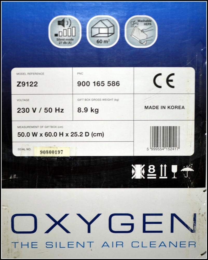 Prodám čističku vzduchu Electrolux Z 9122 - Nová - 4