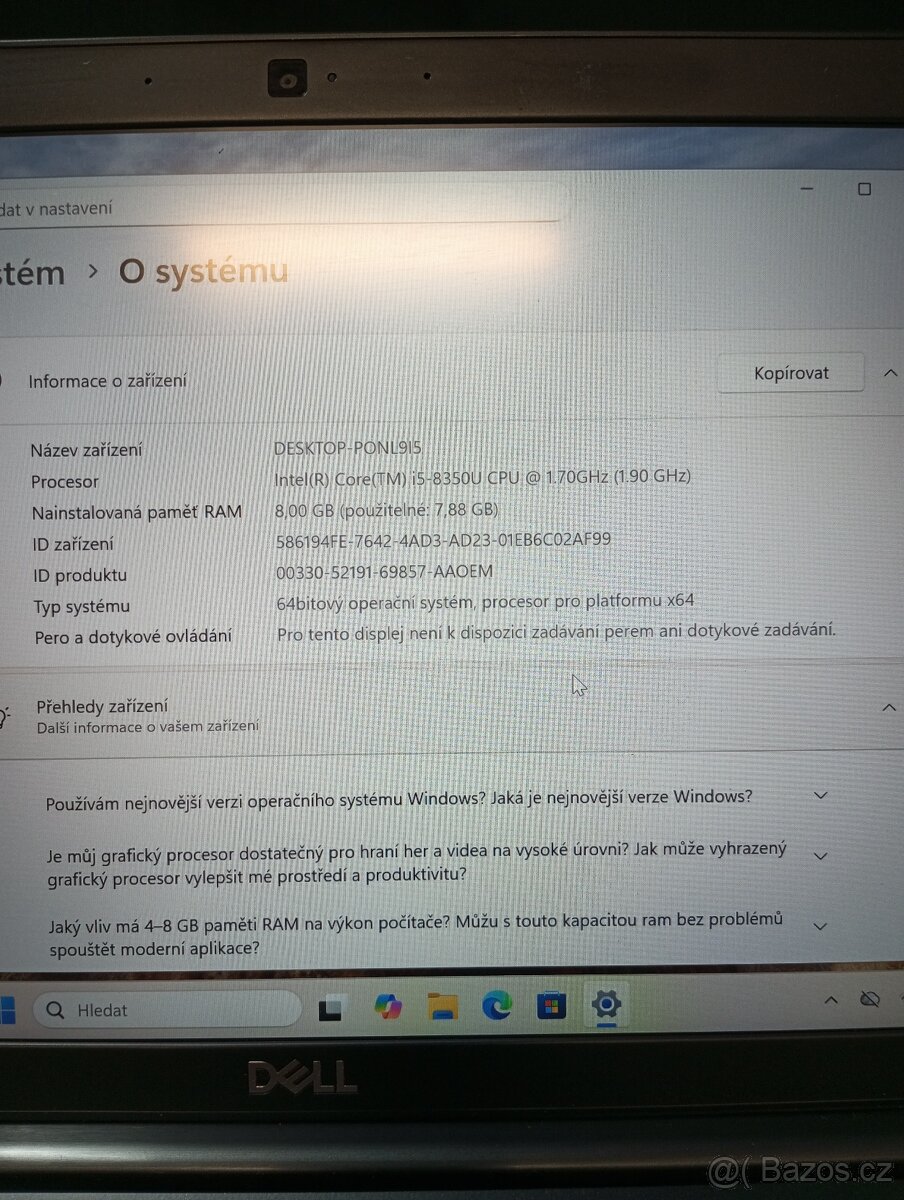 Notebook Dell Latitude 7390 - 4