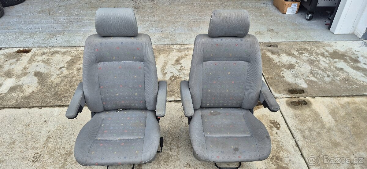 Vw t4 sedacky,otočné konzole,trezor - 4