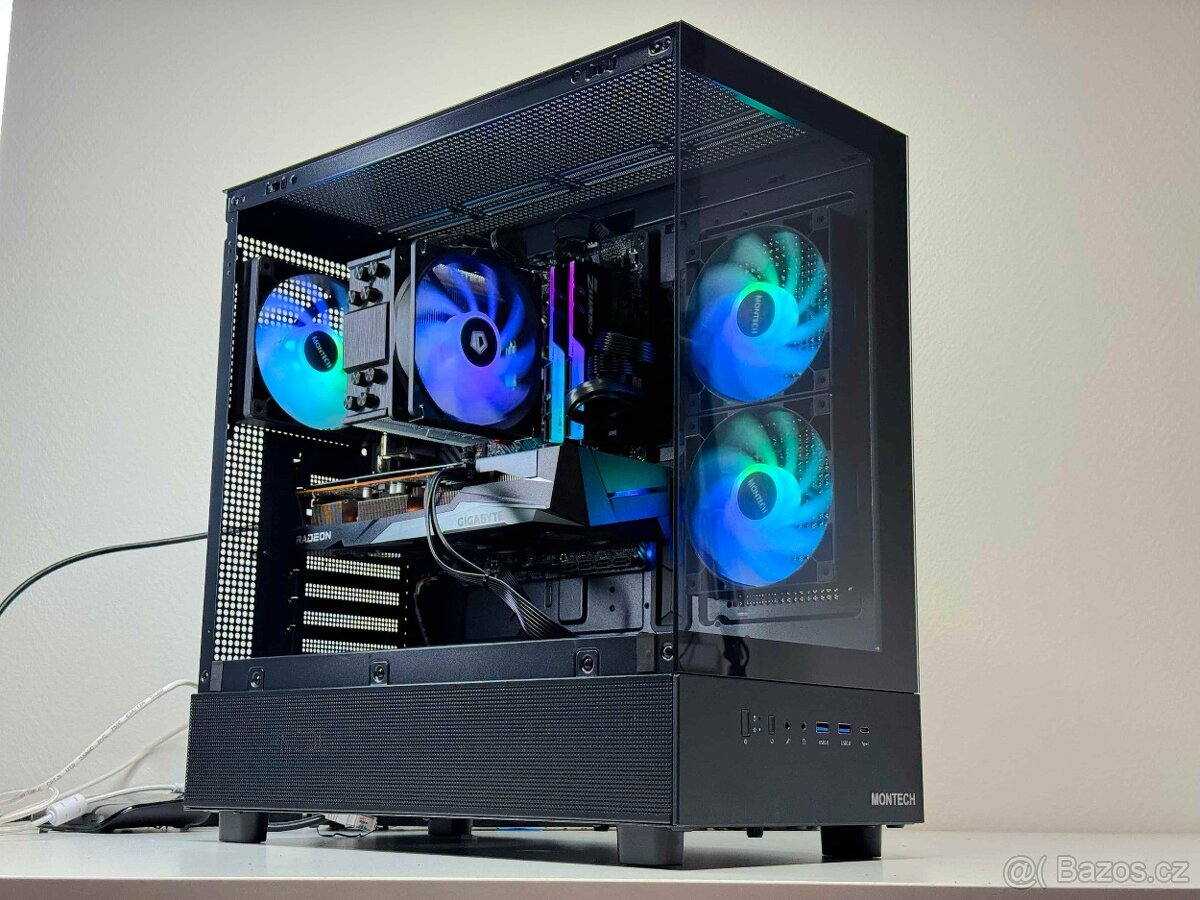 Herní PC | Ryzen 7 5700, RX 6600 XT, 16GB, 1TB SSD - 4