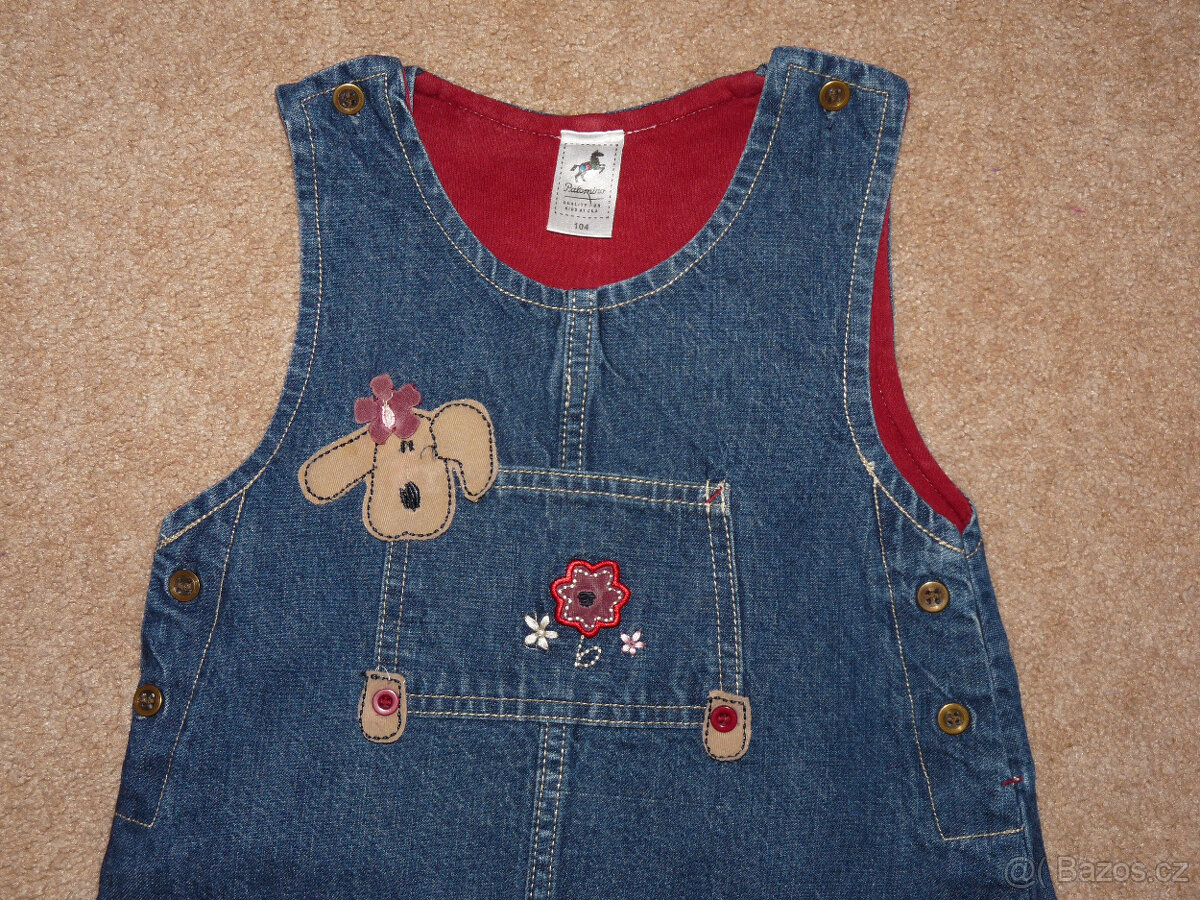Džínové šaty v.104 - 4