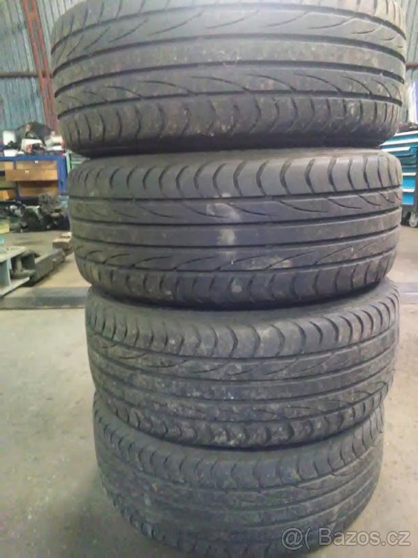 ALU disky 4x100 + letní pneu 195/50/15 - 4