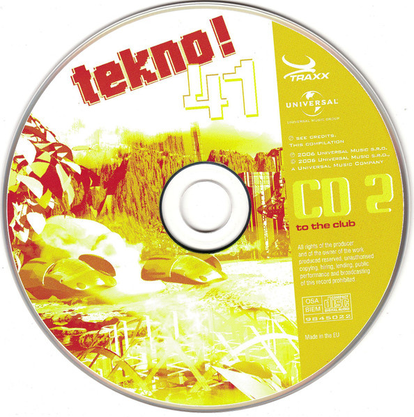 Prodám nehrané 2 CD Tekno 41: - 4