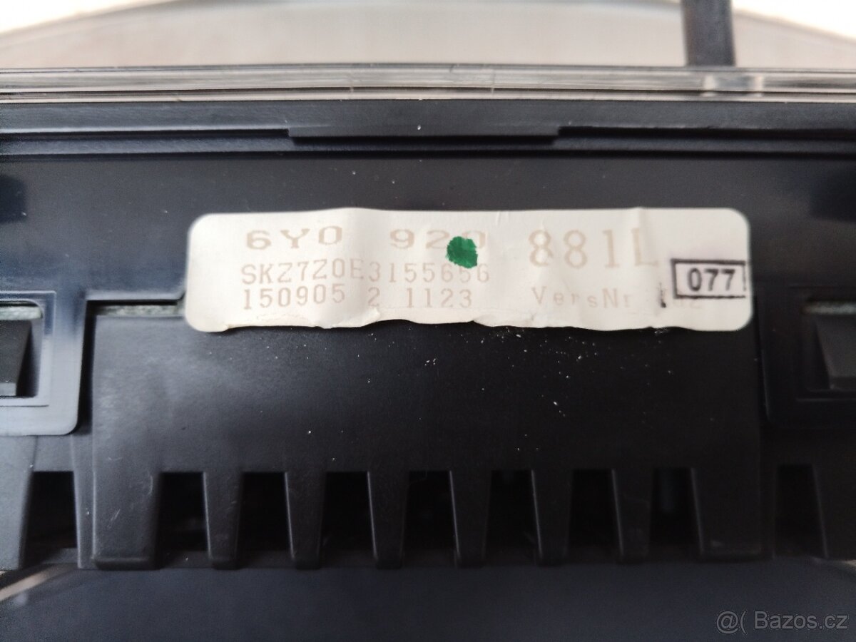 Budíky Fabia 1 generace facelift - 4