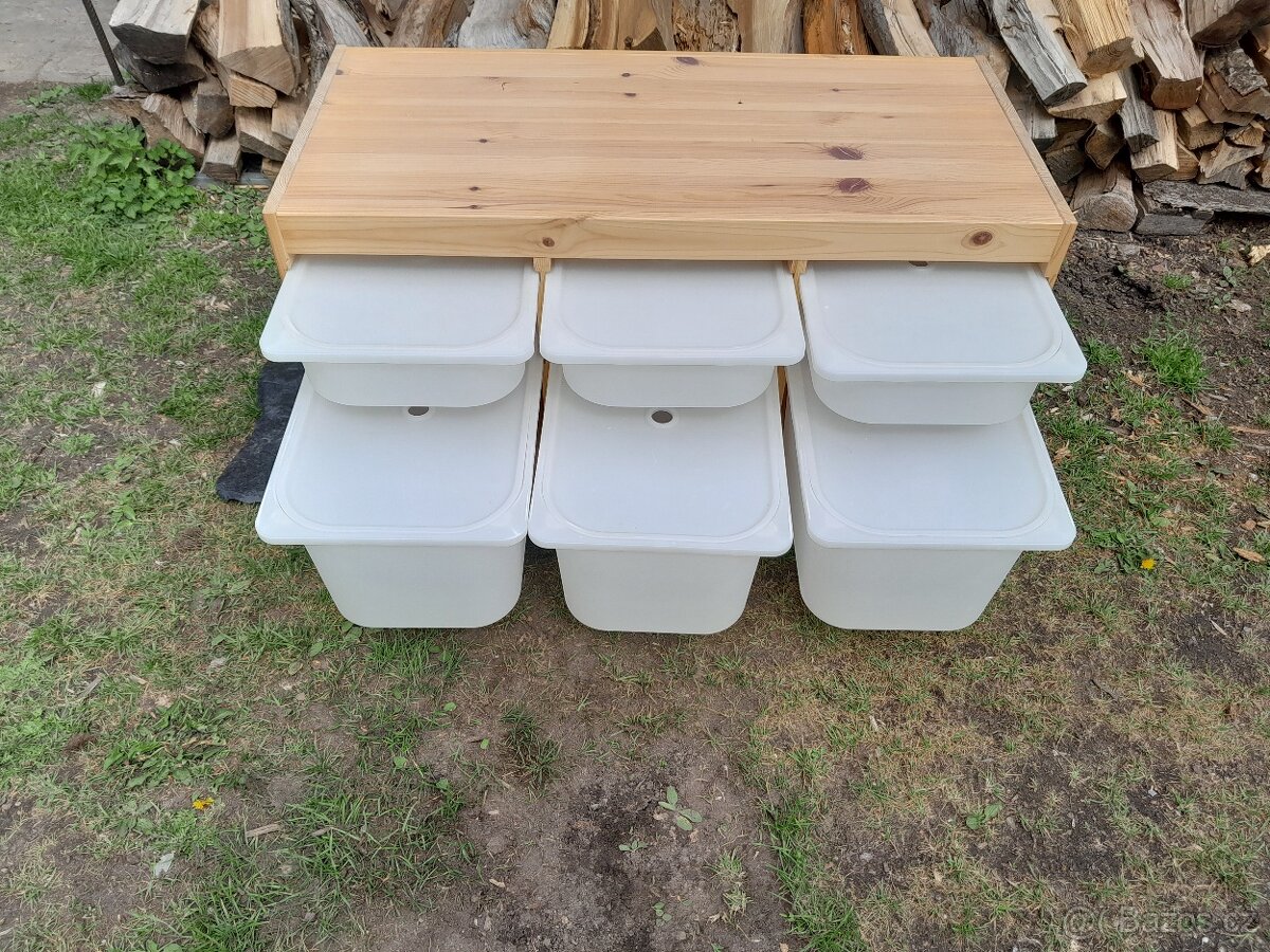 Ikea úložná sestava Trofast borovice - 4