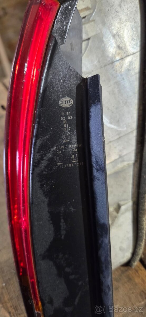 BMW 7 e65 zadní světla, tmavý blinkr - 4