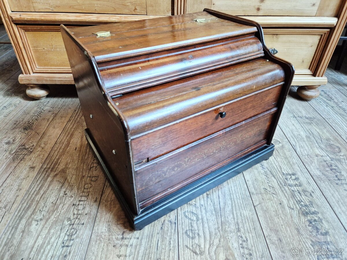 Starožitný hrací stroj, flašinet SYMPHONIA, 1890 - 4