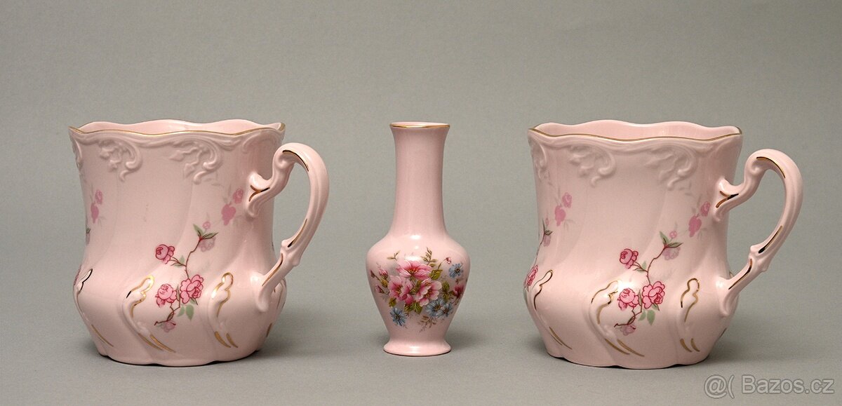 Růžový porcelán - sbírka - 4