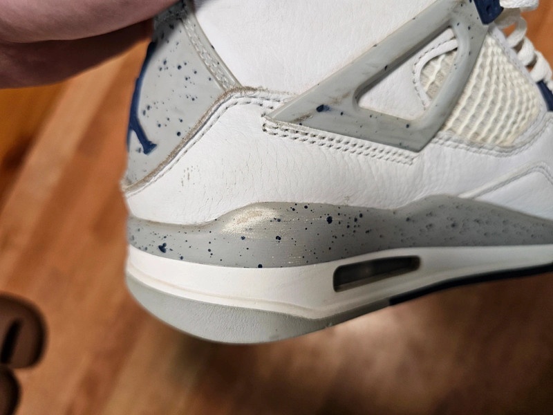 Jordan 4 Retro White Midnight Navy 40.5 - 4