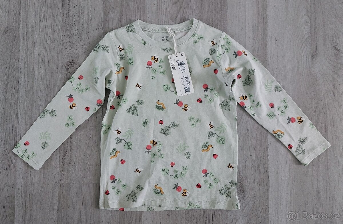 Lindex trika berušky vel. 104 nová - 4