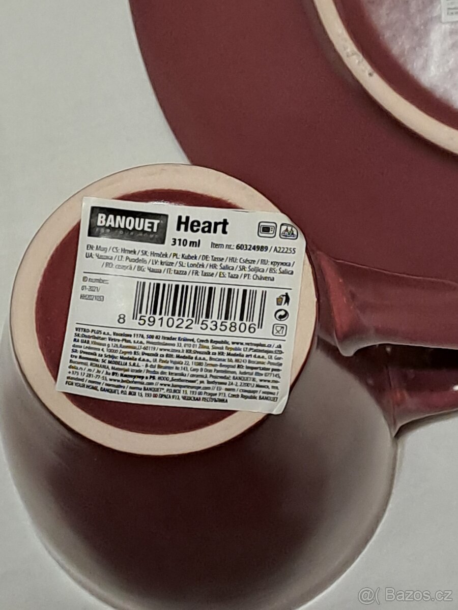 Hrníčky,talířky se srdíčkem ❤️ - 4