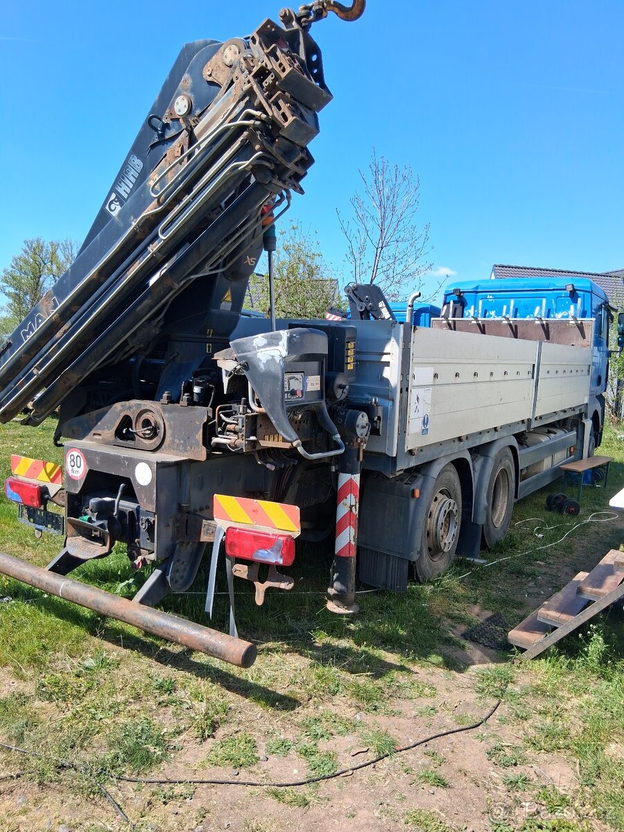 Man TGA 26.4406x2 s hydraulickým jeřábem - 4