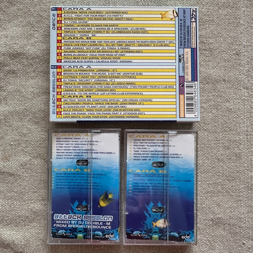 Various – Dance Attack - 2x MC audio kazeta - 4