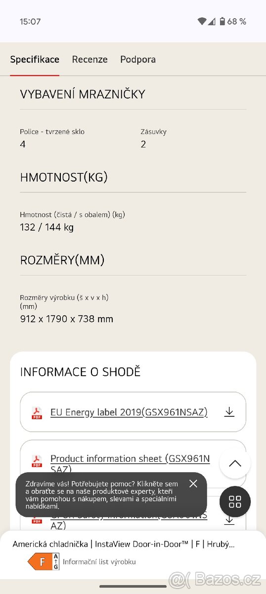 Americká Lednice LG GSX961NSAZ - 4