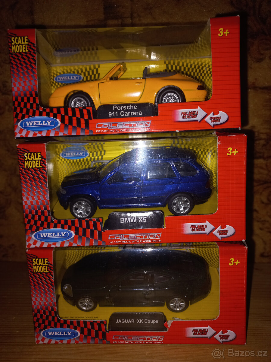 autíčka, modely, i na hraní, WELLY, Scale Model,. - 4