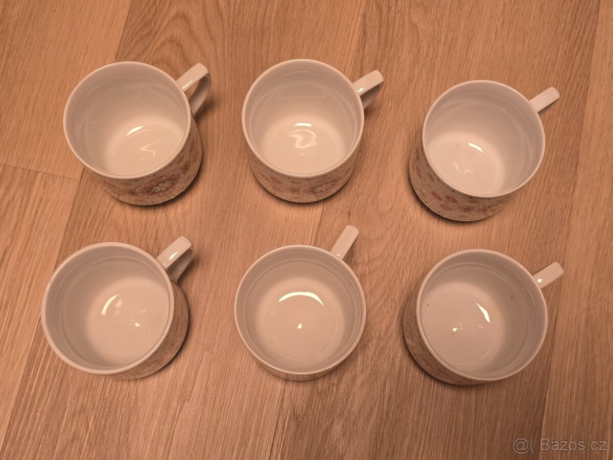 Porcelánové hrnečky 6 ks - Karlovarský porcelán - 4