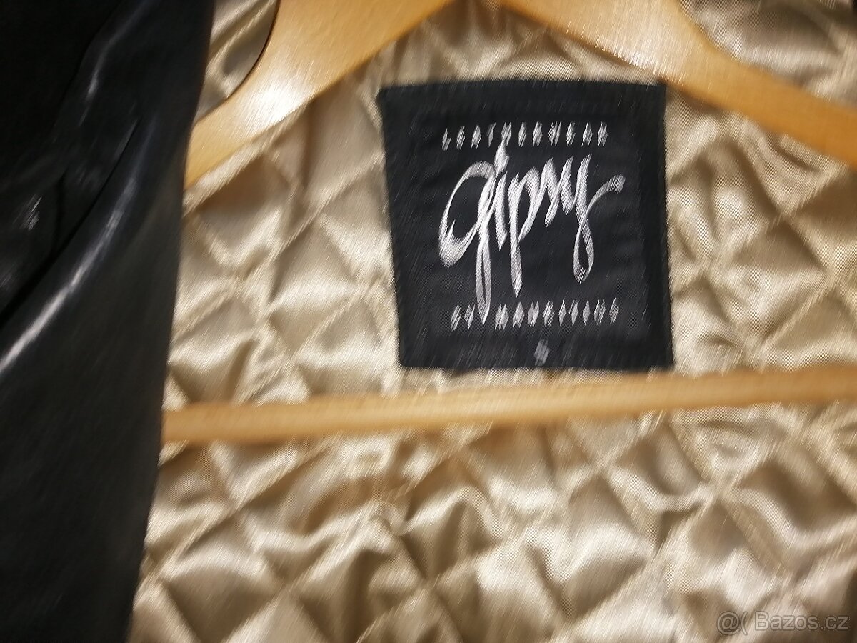 KOŽENÝ DÁMSKÝ KRÁTKÝ KABÁT - KABÁTEK vel. s - 4