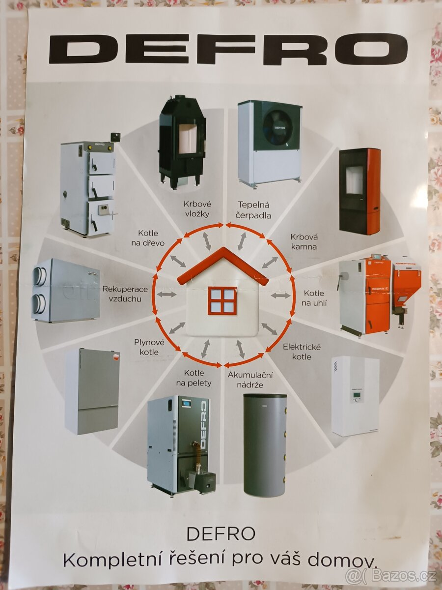 Prodám kotel na pelety DEFRO - 4