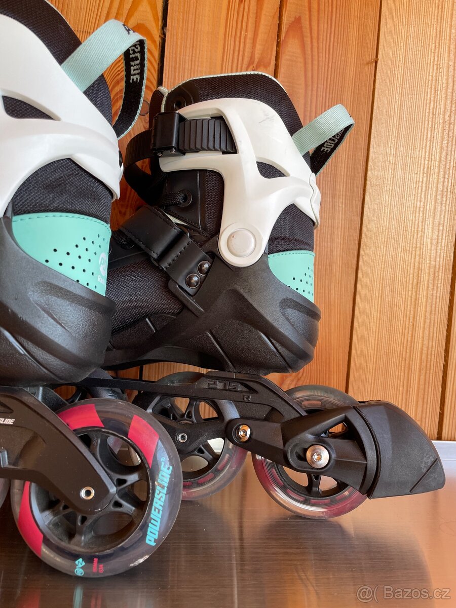 Kolečkové brusle Powerslide Radon Teal 90 Trinity - 4