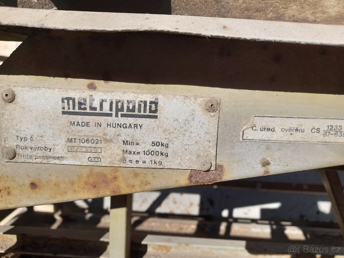 Váha na dobytek - výrazná sleva - 4