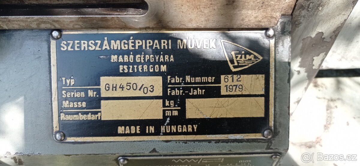 Obrážečka vodorovná Strigon typ GH 400-U - 4