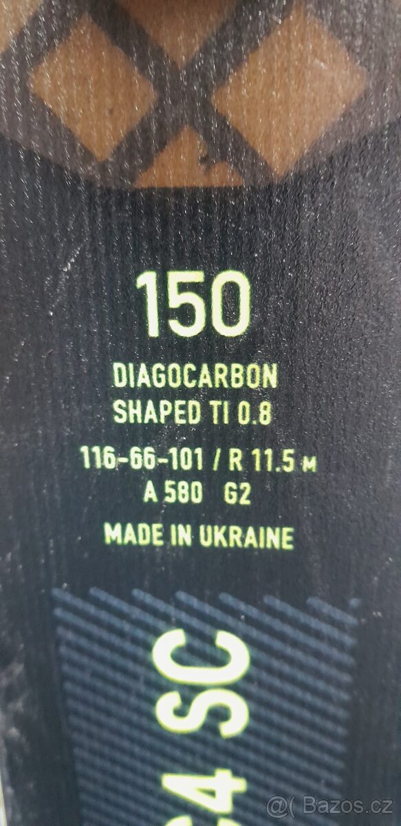Fischer RC4 WC SC Hans Knaus + vázáním Z12,150cm,2024 - 4