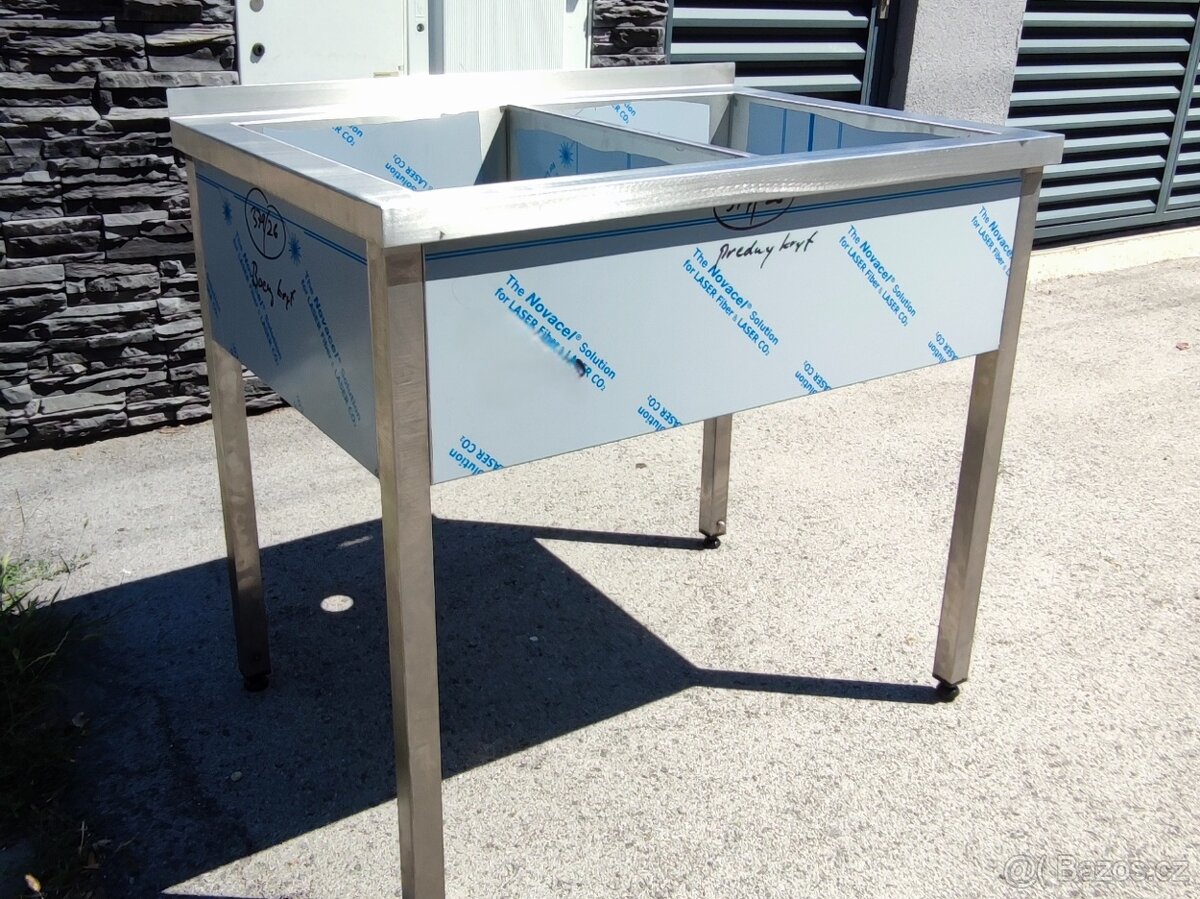 Dřez nerezový, gastro, jednokomorový, dvoukomorový - 4