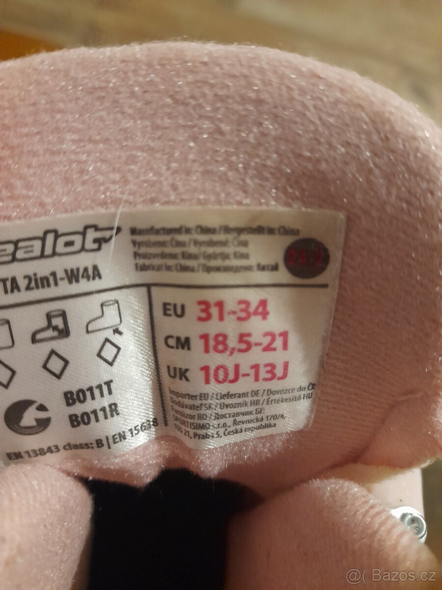 Dívčí brusle vel.31-34 - 4